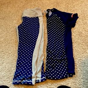 New balance work out outfit.  Top and capri leggings